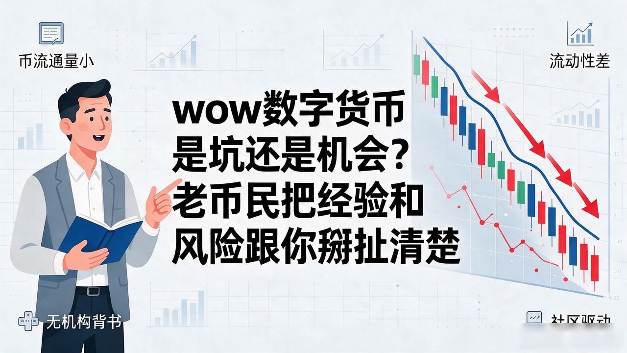 wow数字货币是坑还是机会？老币民把经验和风险跟你掰扯清楚