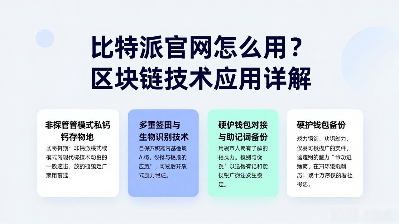 比特派官网怎么用？区块链技术应用详解