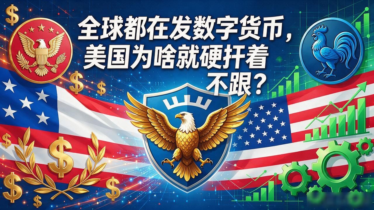 全球都在发数字货币，美国为啥就硬扛着不跟？说白了就卡在这两点