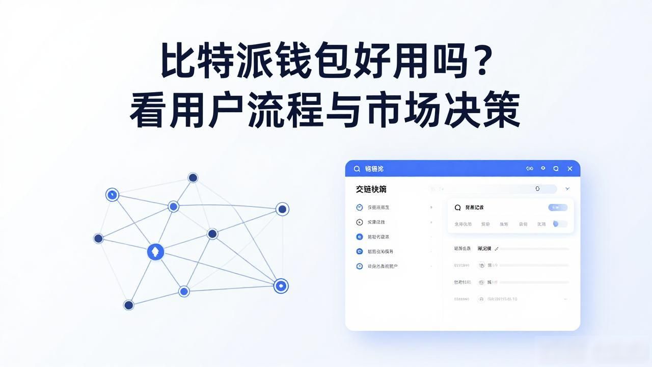 比特派钱包好用吗?看用户流程与市场决策