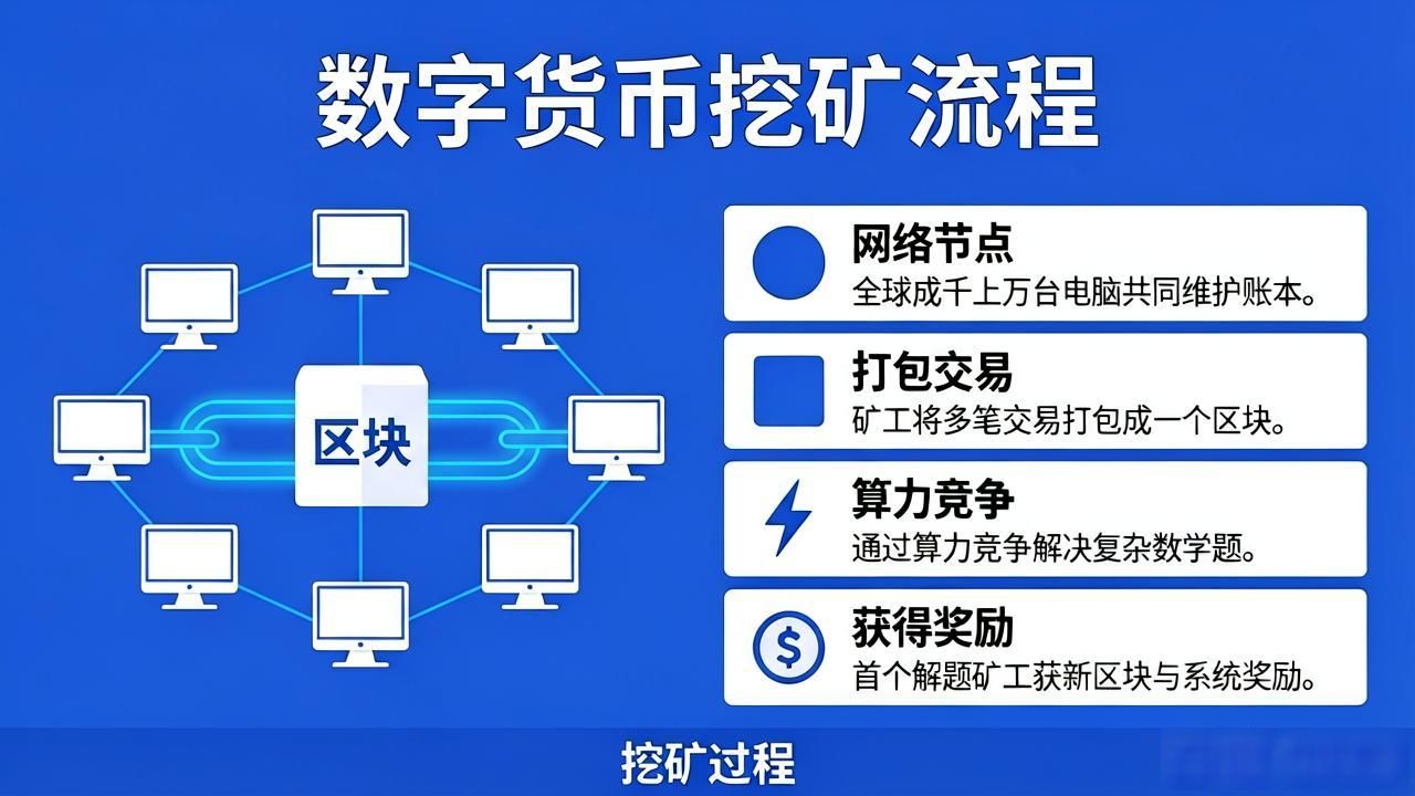 数字货币是怎么运行的?一文看懂动态图解