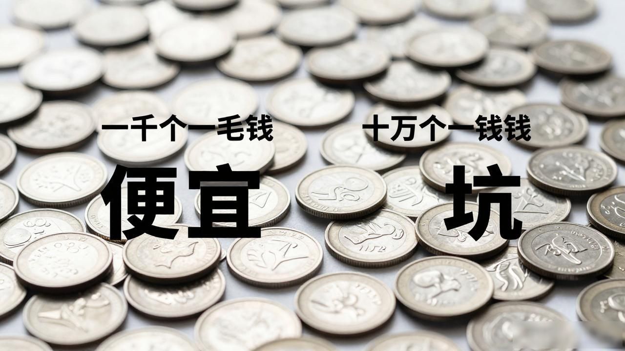 平价数字货币是什么?几分钱一枚的币,看着便宜,买进去才知道坑有多深