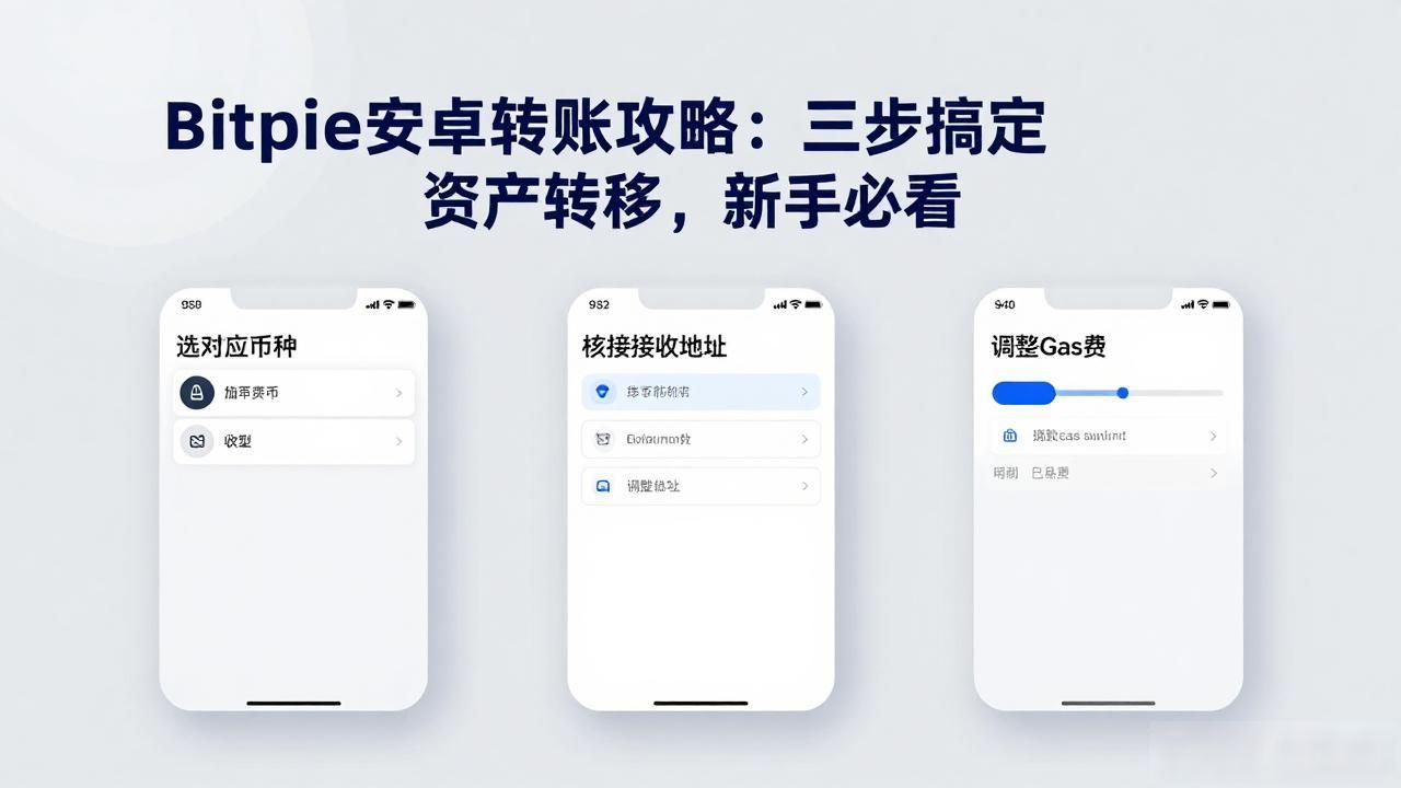 Bitpie安卓转账攻略：三步搞定资产转移，新手必看