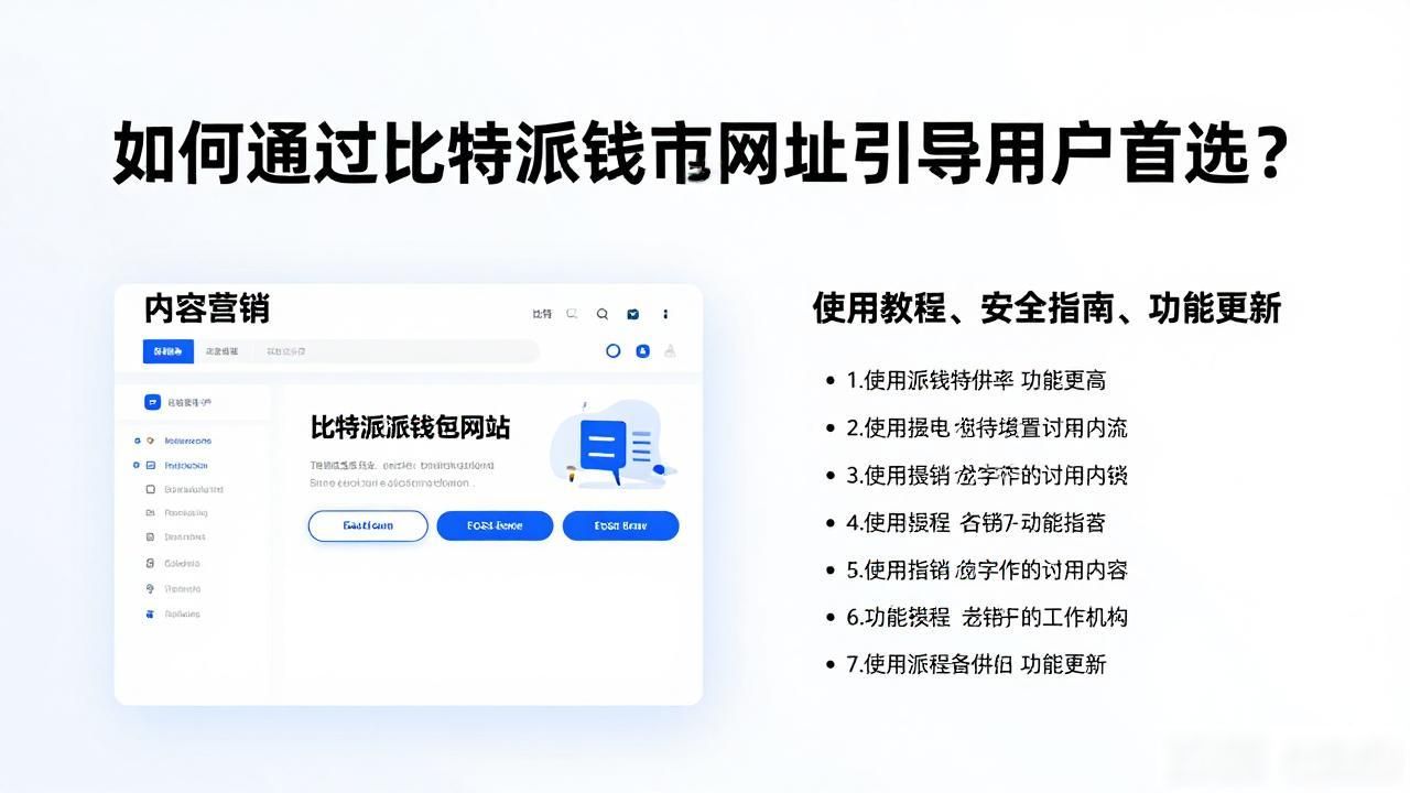如何通过比特派钱包网址引导用户首选?