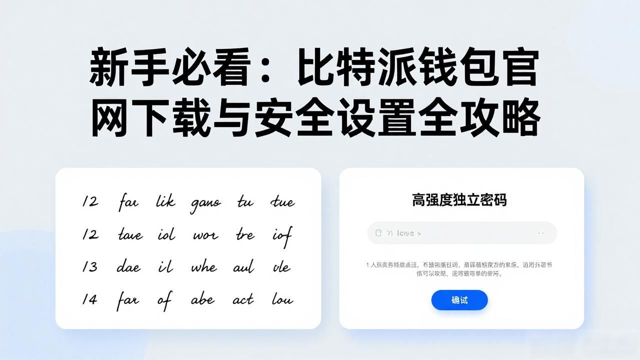 新手必看：比特派钱包官网下载与安全设置全攻略