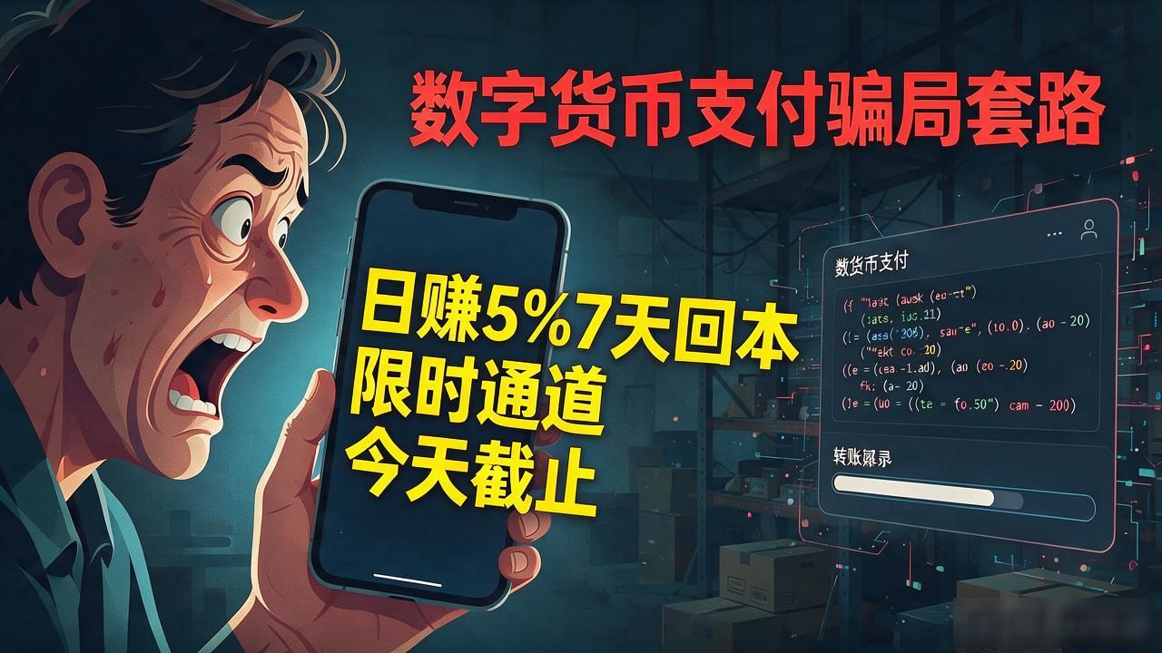 数字货币支付骗局套路：四种话术一出现，钱包就别掏了