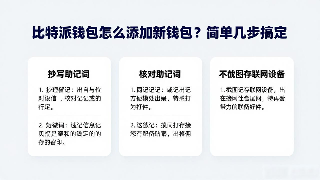 比特派钱包怎么添加新钱包？简单几步搞定