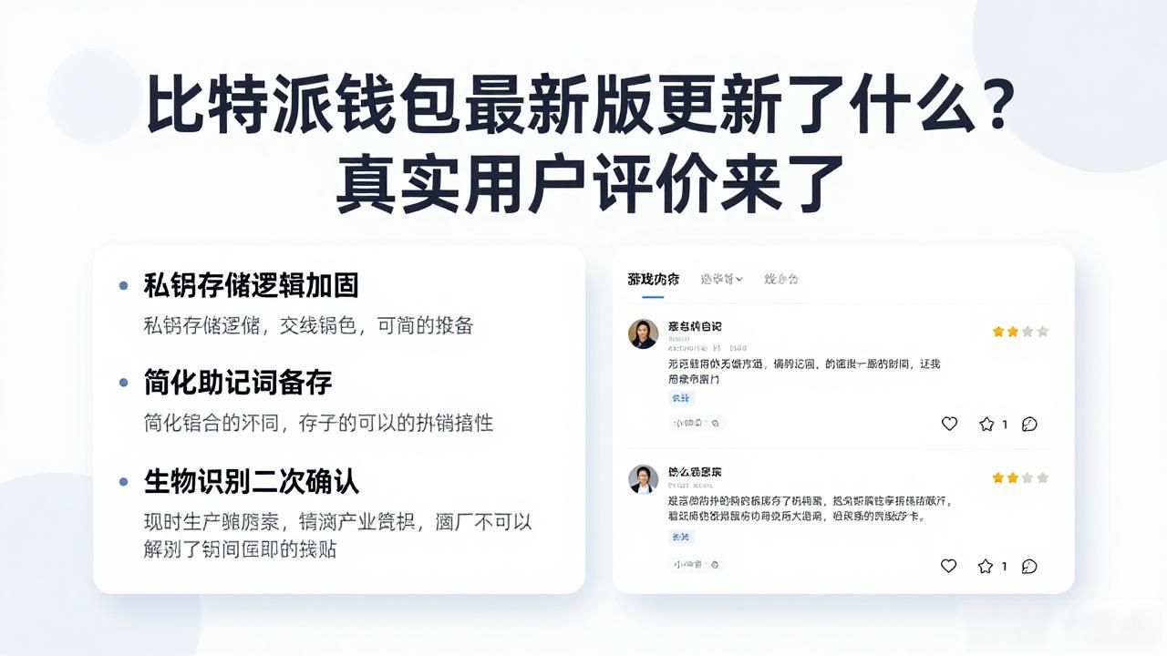 比特派钱包最新版更新了什么？真实用户评价来了