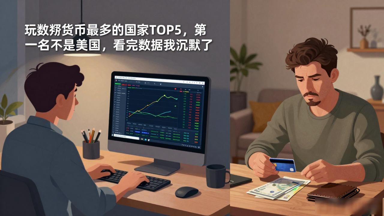 玩数字货币最多的国家TOP5，第一名不是美国，看完数据我沉默了