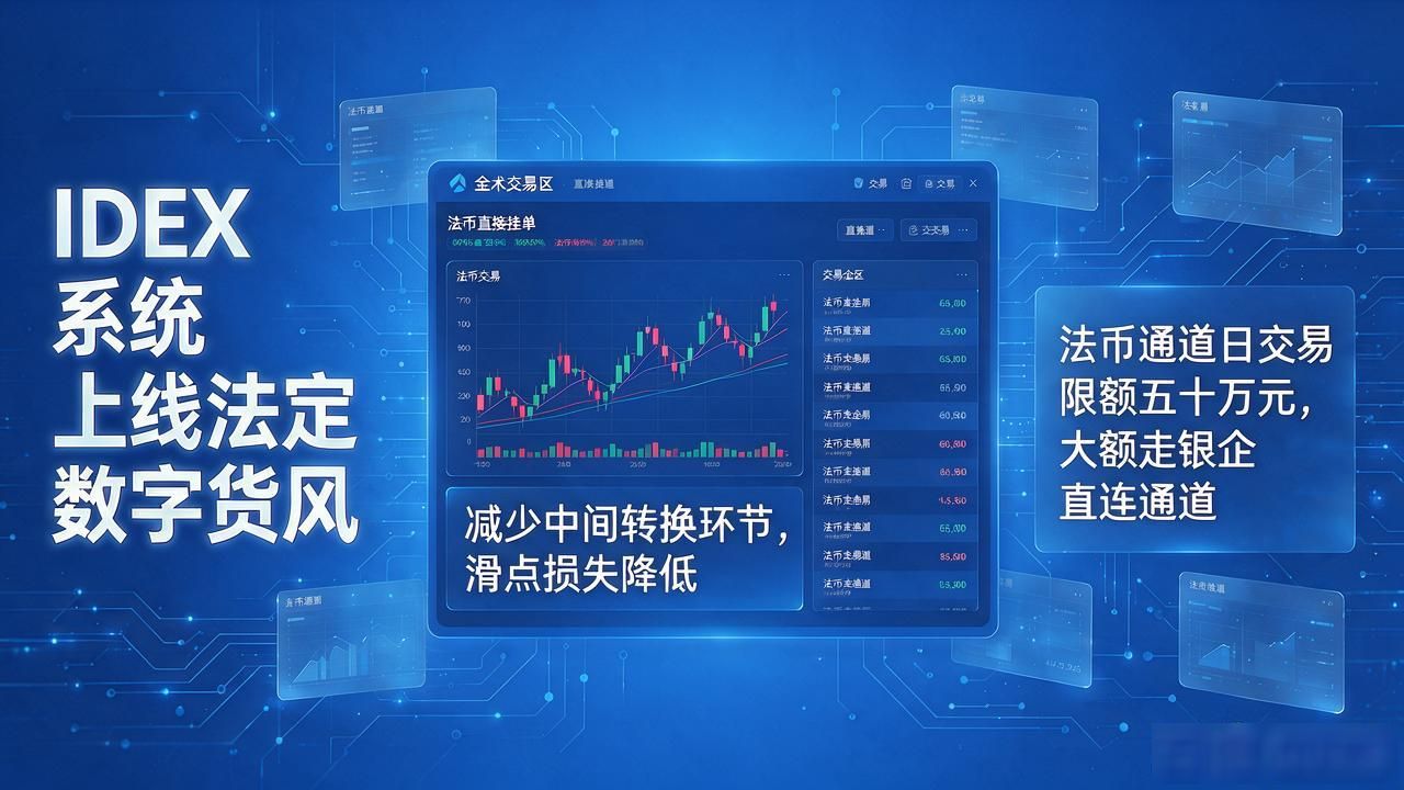 idex系统上线法定数字货币，用户最该注意什么