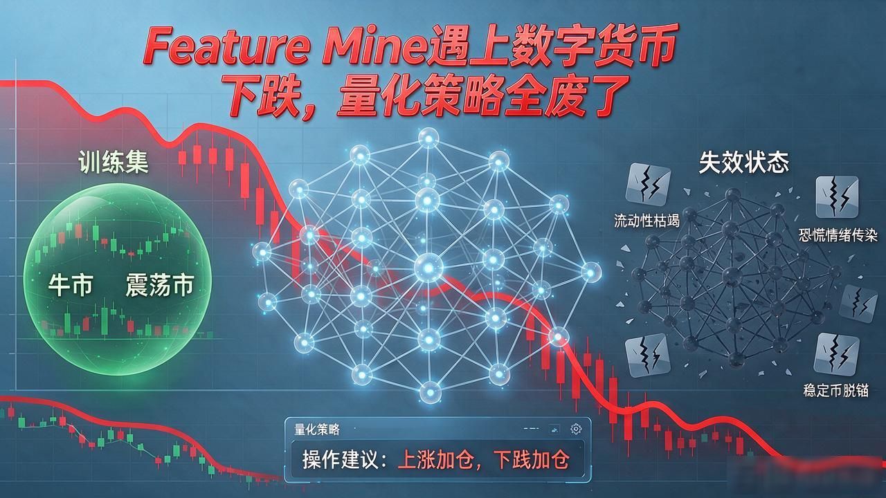 Feature Mine遇上数字货币下跌，量化策略全废了