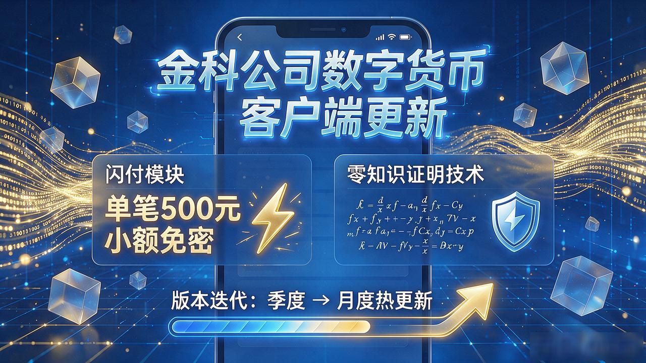 金科数字货币最新消息来了，2026年监管和产品端都有新动作