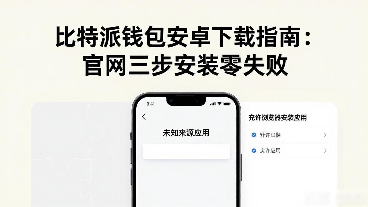 比特派钱包安卓下载指南：官网三步安装零失败