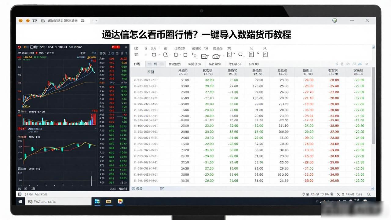 通达信怎么看币圈行情？一键导入数字货币教程