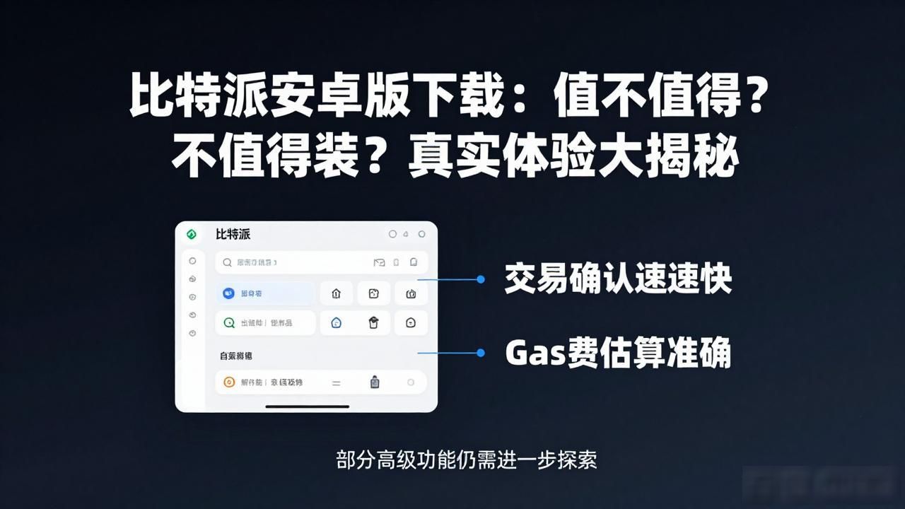 比特派安卓版下载：值不值得装？真实体验大揭秘