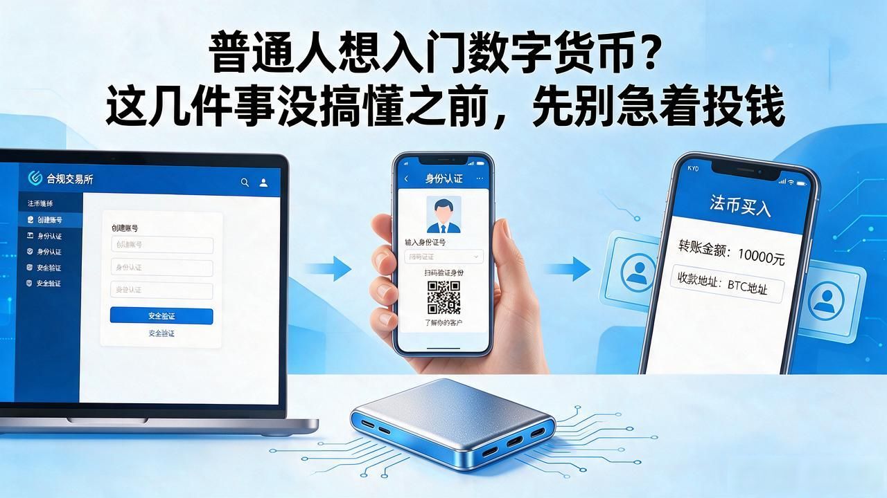 普通人想入门数字货币？这几件事没搞懂之前，先别急着投钱