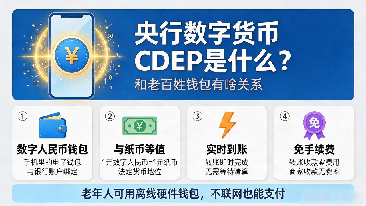 央行数字货币cdep是什么？和老百姓钱包有啥关系
