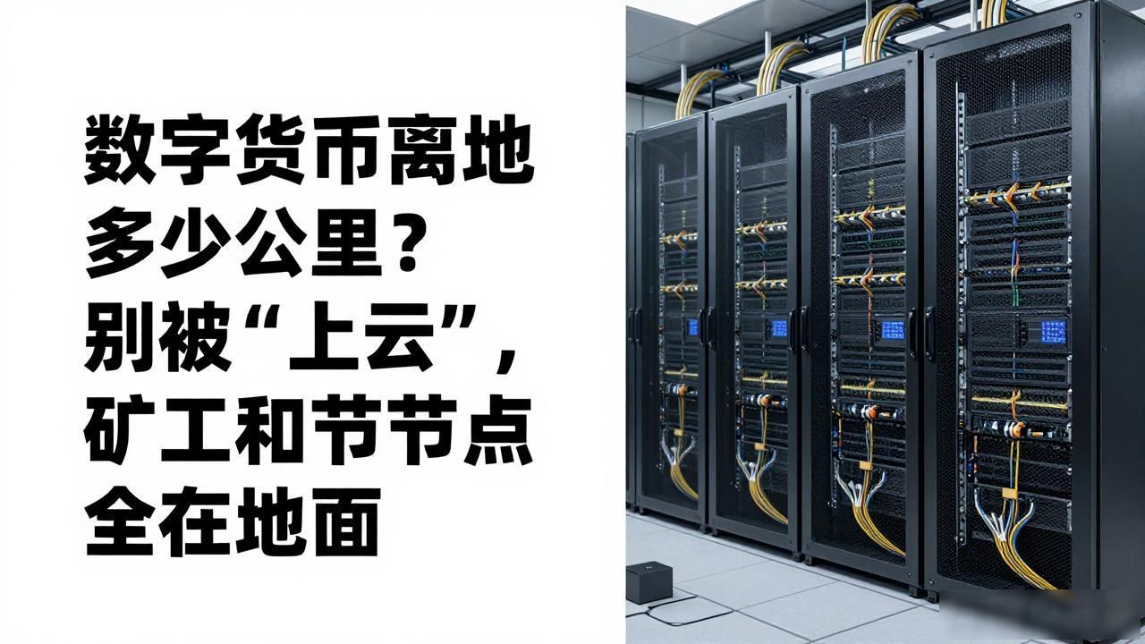 数字货币离地多少公里？别被"上云"骗了，矿工和节点全在地面