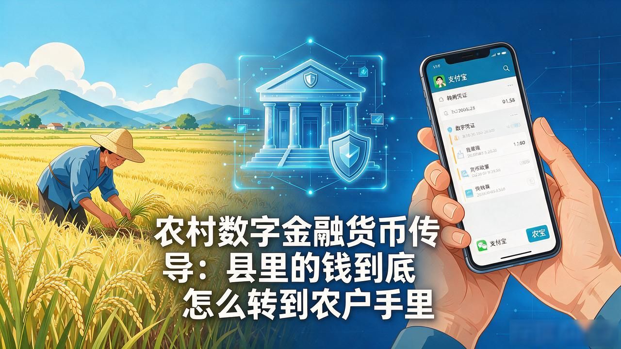 农村数字金融货币传导：县里的钱到底怎么转到农户手里