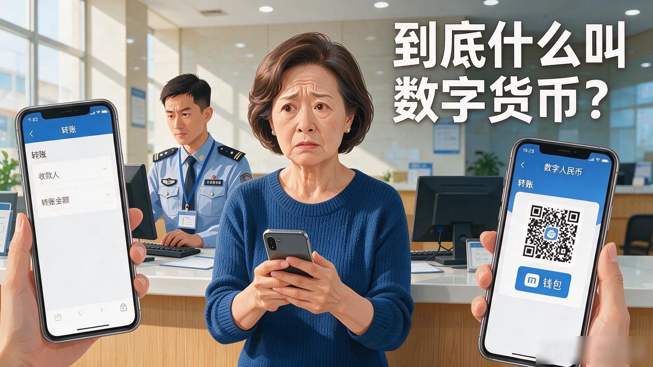 到底什么叫数字货币？在银行柜台被问了一百遍，今天给你一次说透