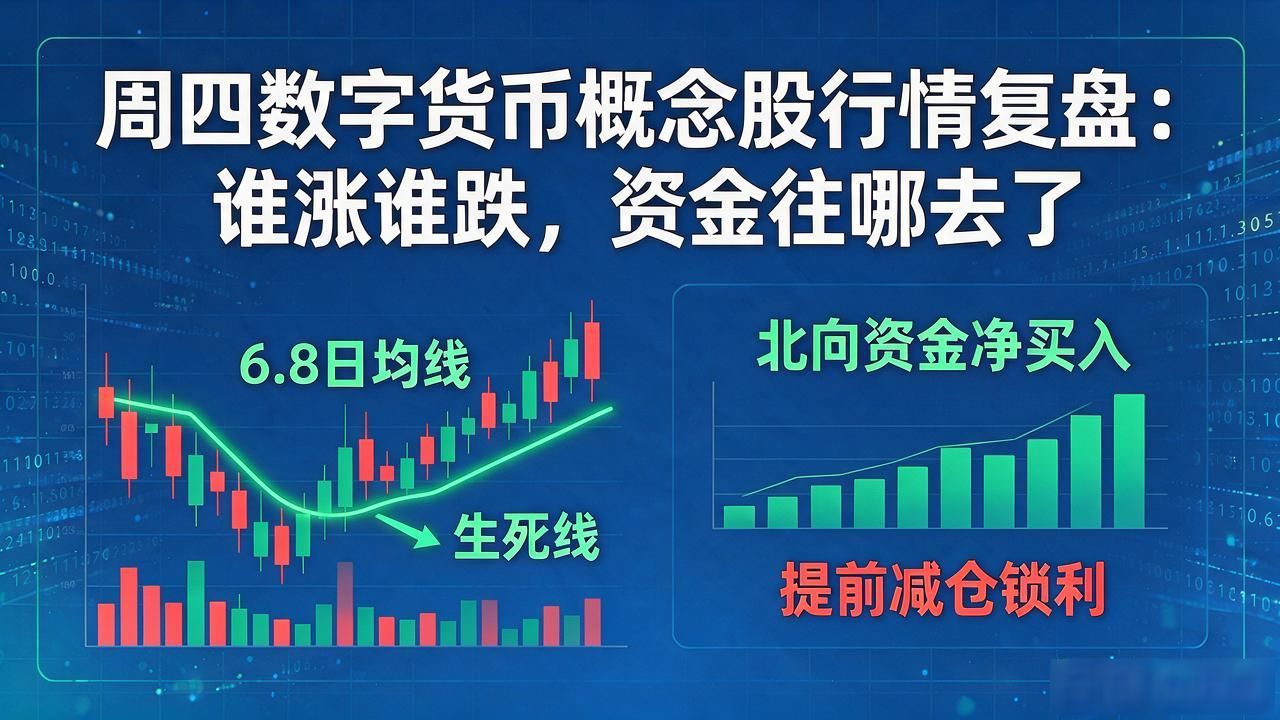周四数字货币概念股行情复盘：谁涨谁跌，资金往哪去了