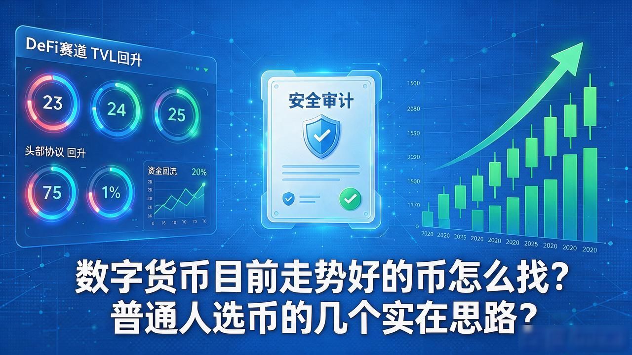 数字货币目前走势好的币怎么找?普通人选币的几个实在思路