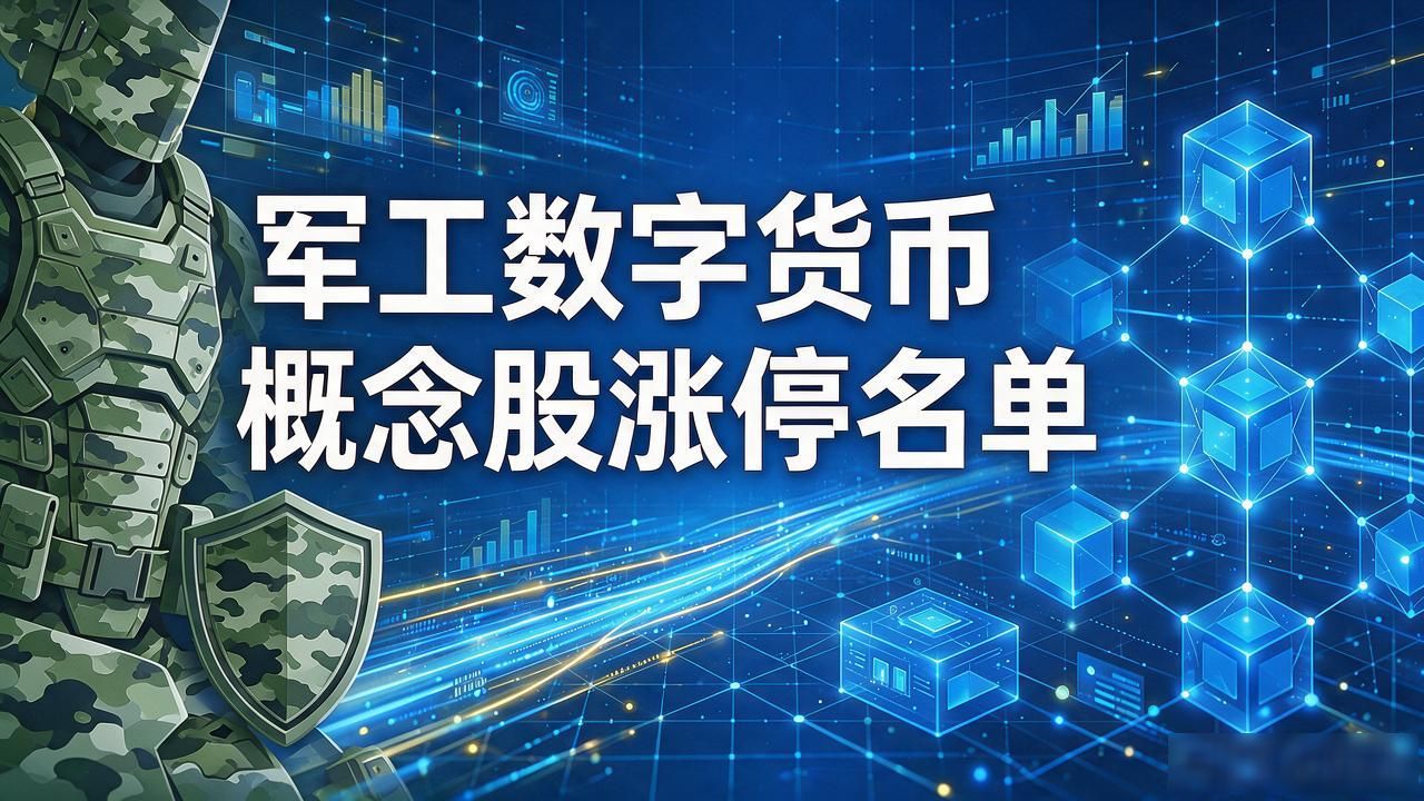 军工数字货币概念股涨停名单：双概念共振下的机会在哪