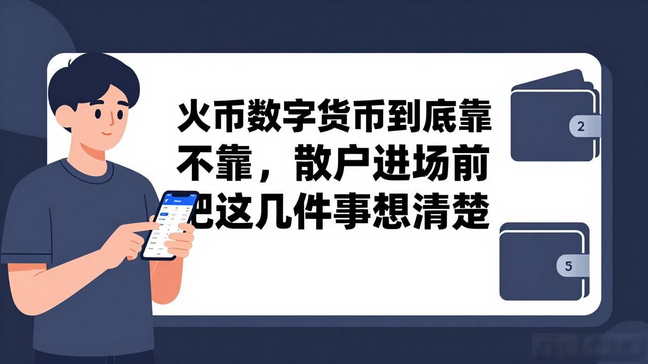 火币数字货币到底靠不靠谱，散户进场前得把这几件事想清楚