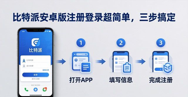 比特派安卓版注册登录超简单，三步搞定