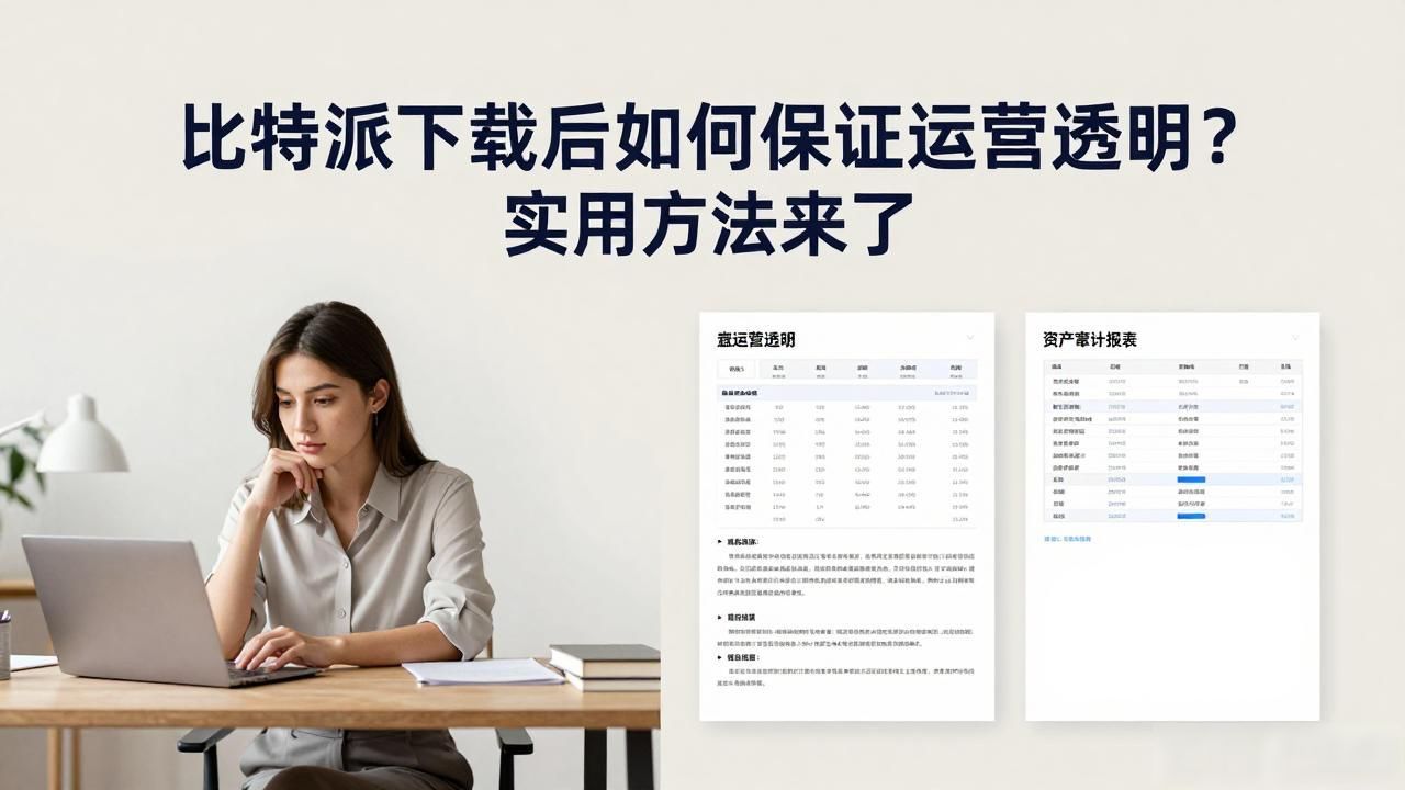 比特派下载后如何保证运营透明？实用方法来了