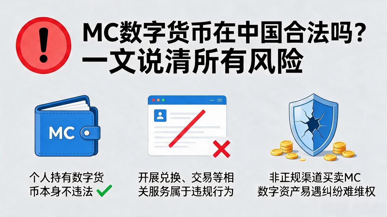 MC数字货币在中国合法吗？一文说清所有风险