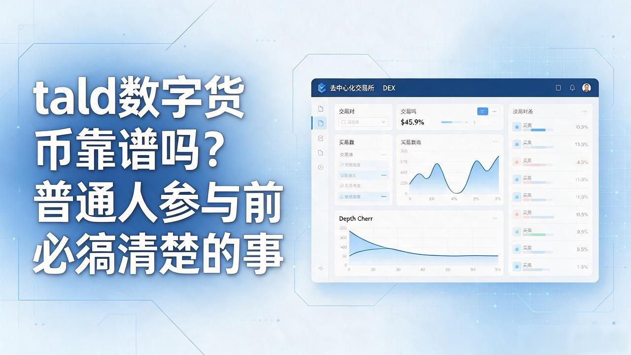 tald数字货币靠谱吗？普通人参与前必须搞清楚的事