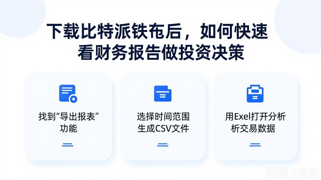 下载比特派钱包后，如何快速看财务报告做投资决策