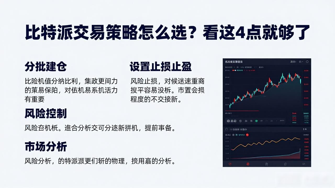比特派交易策略怎么选？看这4点就够了