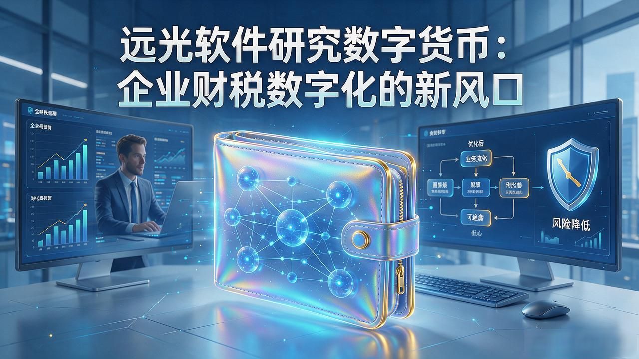 远光软件研究数字货币:企业财税数字化的新风口