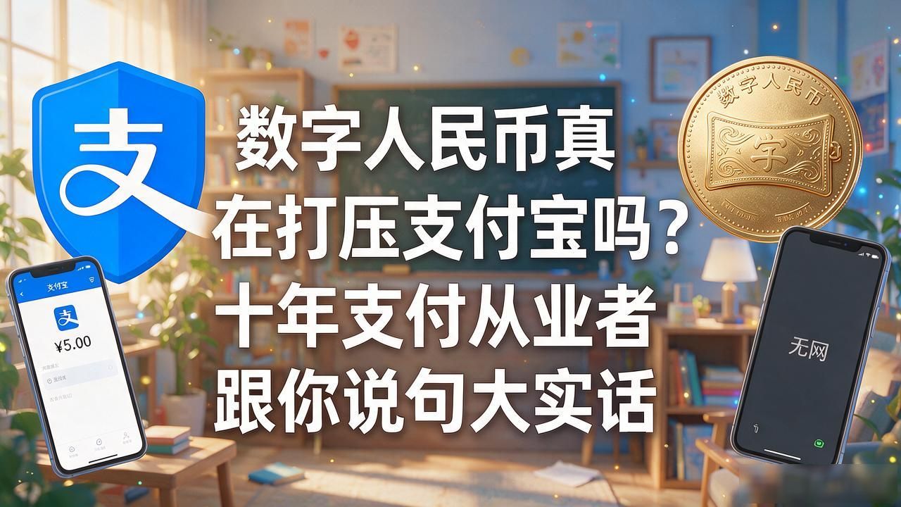 数字人民币真在打压支付宝吗？十年支付从业者跟你说句大实话
