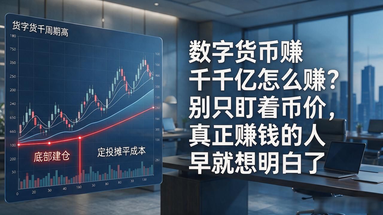 数字货币赚千亿怎么赚?别只盯着币价,真正赚钱的人早就想明白了