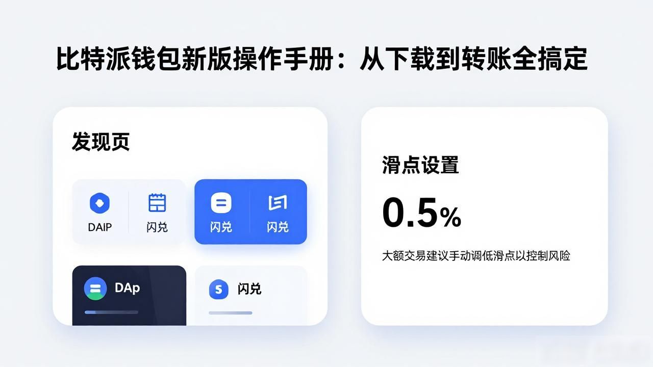 比特派钱包新版操作手册:从下载到转账全搞定