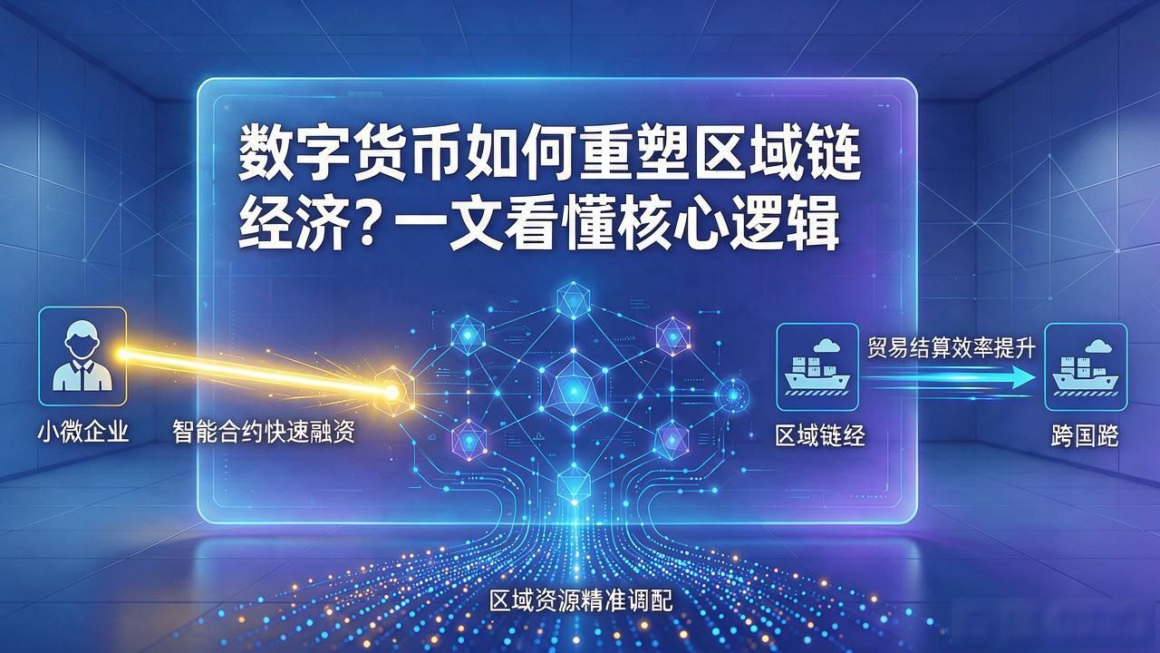数字货币如何重塑区域链经济？一文看懂核心逻辑