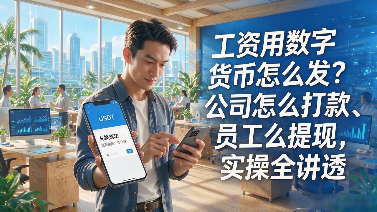 工资用数字货币怎么发？公司怎么打款、员工怎么提现，实操全讲透